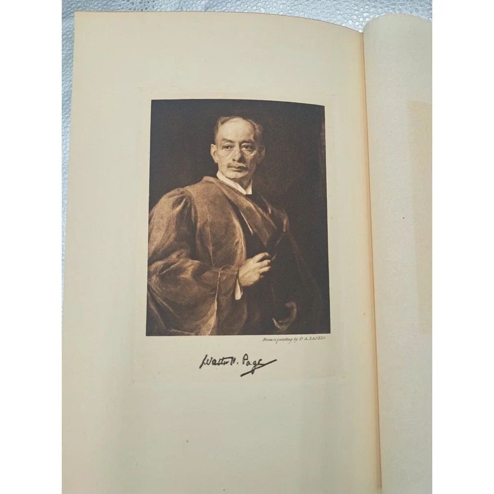 Antique Book Burton J Hendrick / The‎ Life And Letters Of Walter H Page 1924.  O